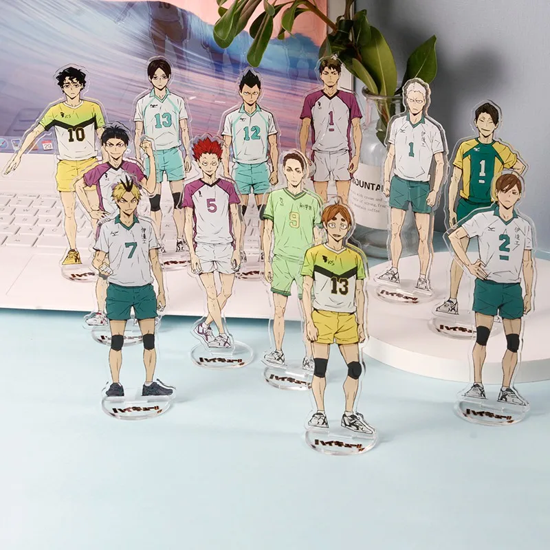Аниме Haikyuu Hinata Kageyama Tsukishima Sugawara семейная фототабличка держатель Topper | Канцтовары