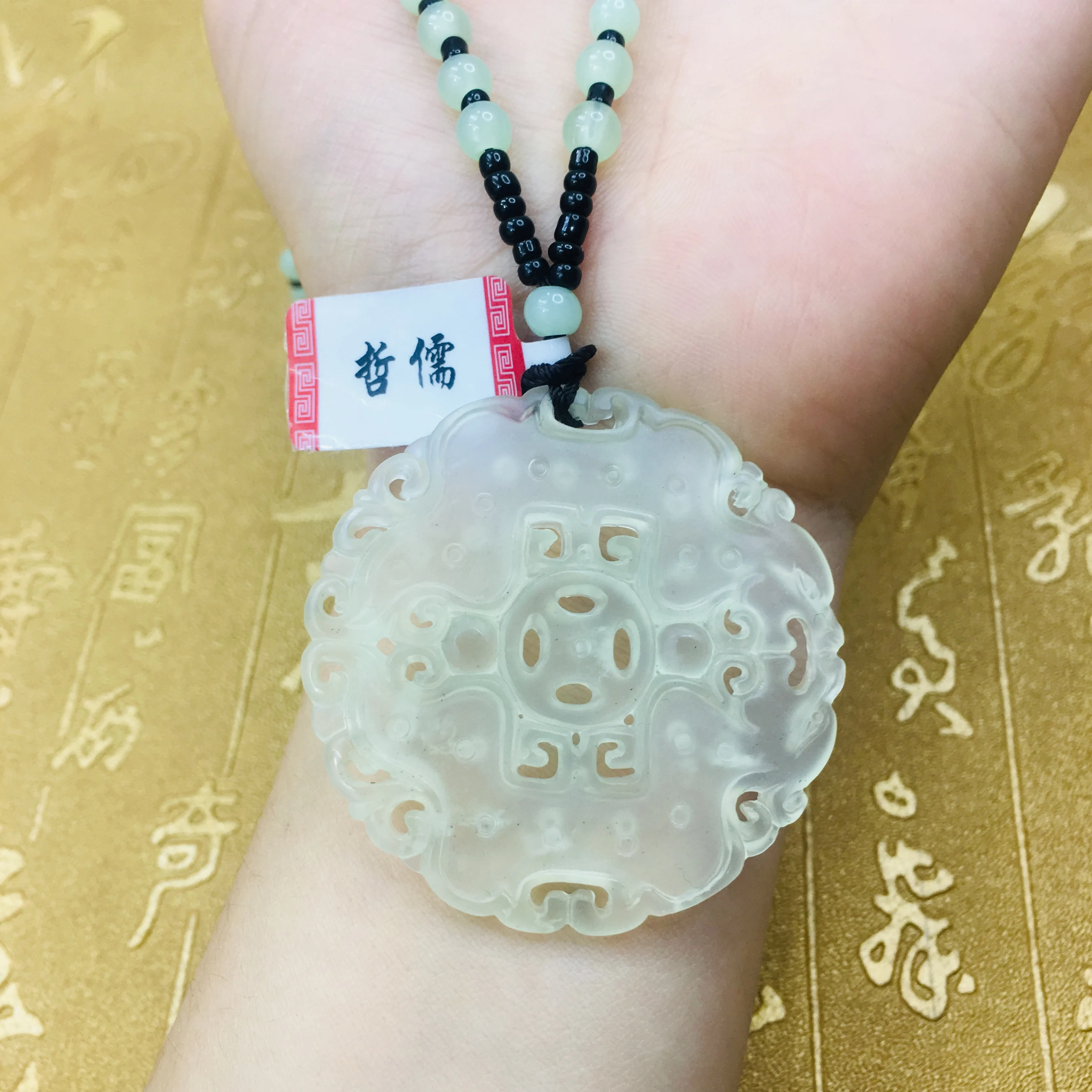 Нефритовые ювелирные изделия чистый натуральный цвет искусственная зеленая