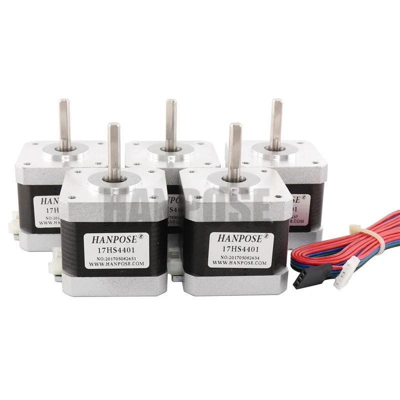 Бесплатная доставка 1 шт. 4 свинцовый шаговый двигатель Nema 17 1.7A (17HS4401) 3D принтера и