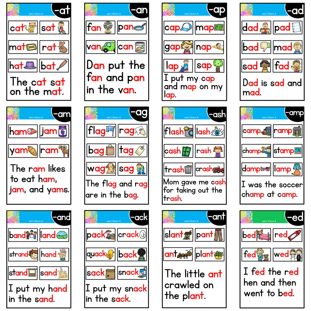 107pcs Root Phonics Cards For Children English Learning Word Support Scan Code Pronunciation Memory Spelling Game | Игрушки и хобби