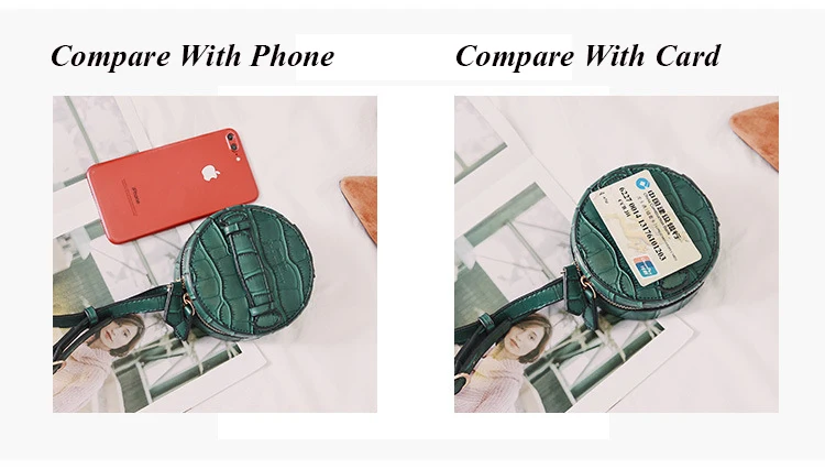Для женщин монеты портмоне клатч Брендовая Дизайнерская обувь на плечо сумки из имитации крокодиловой кожи мини круглые сумки для женская помада болы Feminina