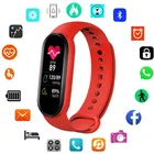 Смарт-часы M6 для мужчин и женщин, смарт-часы с пульсометром, фитнес-трекер для Mi Band 6, спортивный браслет для часов IPhone, Xiaomi