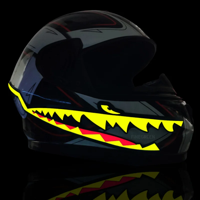 Мотоциклетный шлем светодиодный светильник s холодной Акула бар мигающий