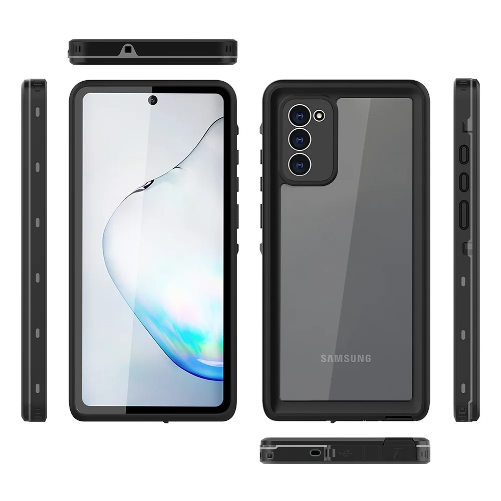 

2020 IP68 Diviing Proof Phone Case For Samsung Galaxy Note 20 Ultra Case Shockproof Waterproof Cover Case For Note 20 Cover