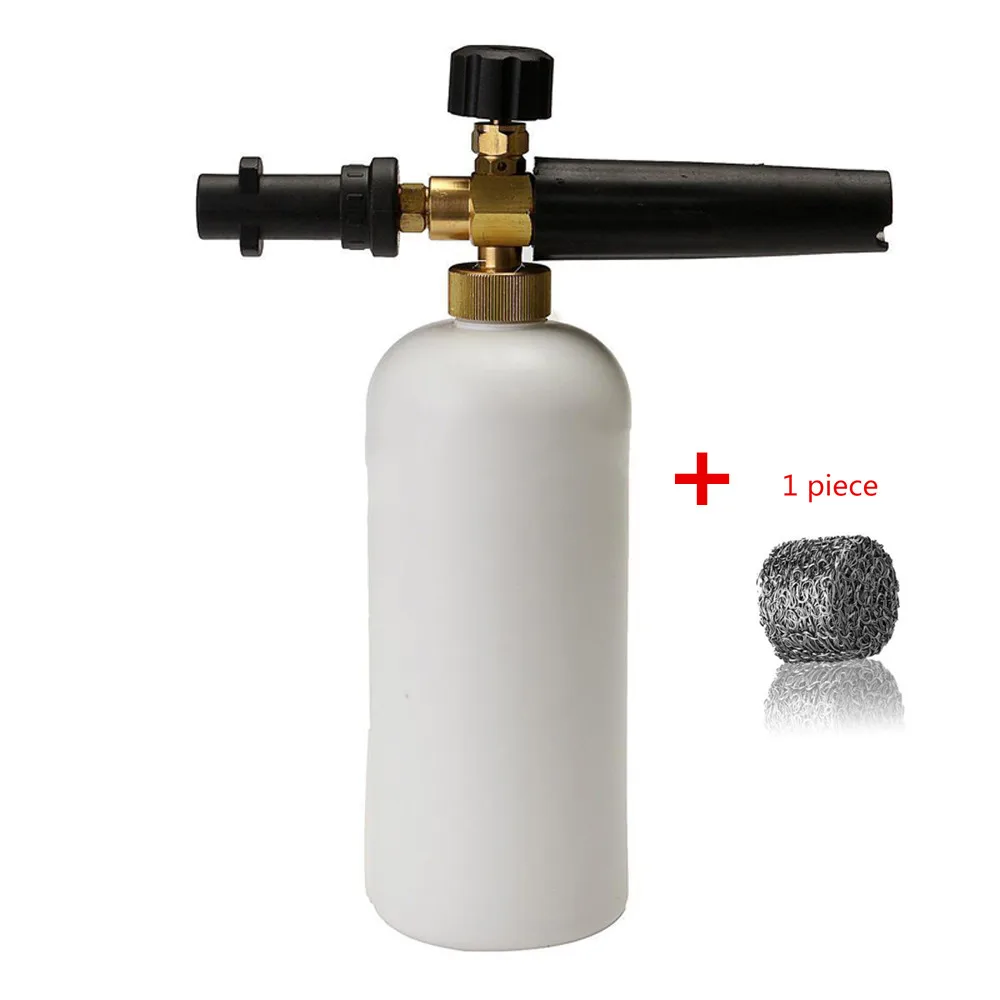 bottle Add Filter Высокое давление мыло пенообразователь фильтр сопло распылитель генератор пены пистолет для Karcher K2/Быстрый Разъем Cannon 1/" оружие снег Лэнс - Цвет: bottle Add Filter