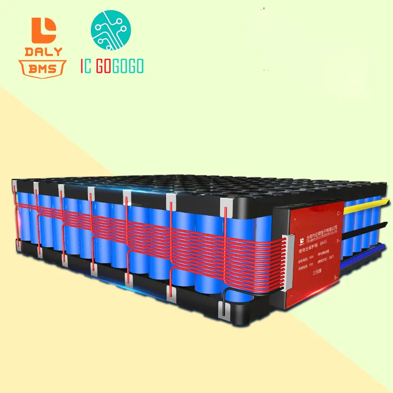 DALY Split Separated Port Lithium Battery Protection Board 3S 4S 8S 12V 24V 48V 13S 14S 16S 20S 24S 60V 72V Li-ion Lifepo4 BMS |
