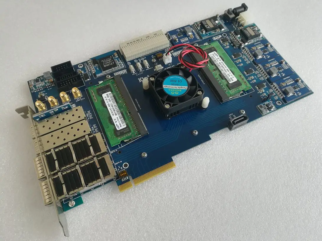 Плата xilinx fpga pcie плата xilinx fpga макетная плата pcie плата Kintex 7 XC7K420T XC7K325T xilinx pcie