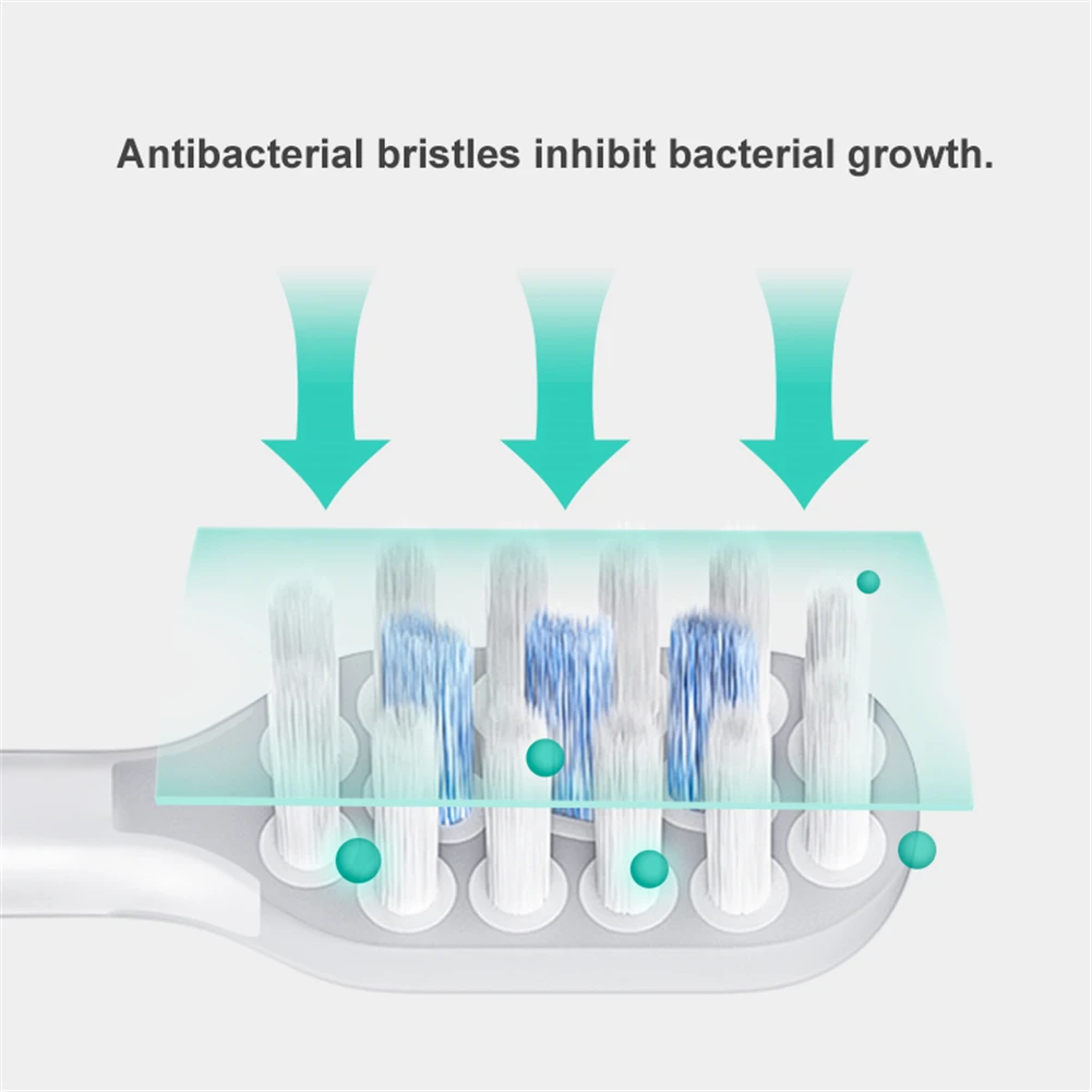 

DRBEI 4D Ultrasonic Electric Toothbrush Replacement Head for S7 Oral Care Teeth Cleaning Brush Head 2pcs/Set Xiaomi Youpin
