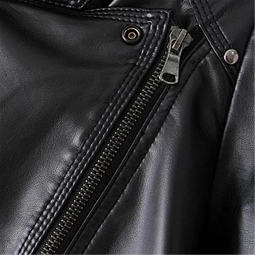 Leather Overcoat Winter Pu Jackets New Autumn Black Good Quality Ladies Basic Street Women Short Soft Pu Outwear Coat Outerwear