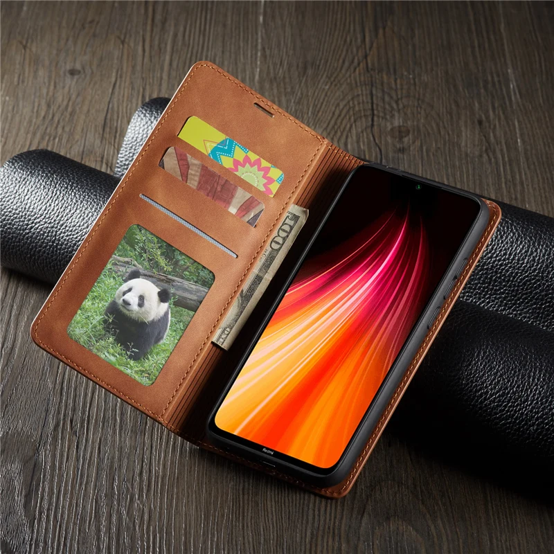 Чехол для Xiaomi Redmi 9A 9C Note 9S 10S 9 9T 8 7 Pro Note9S Max магнитный кожаный кошелек Mi Poco M3 X3 NFC 10T