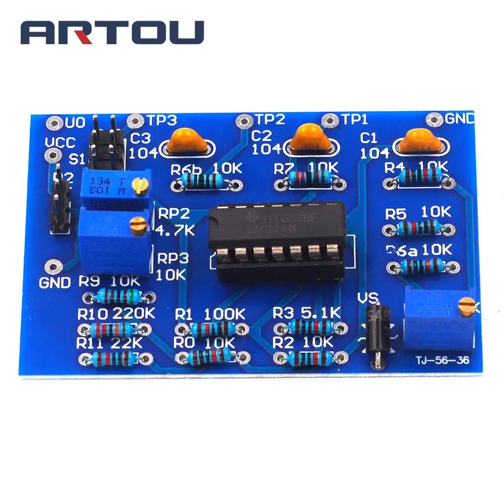 Набор генератора Waveform Электронная сборка и руководство по подготовке ввода в