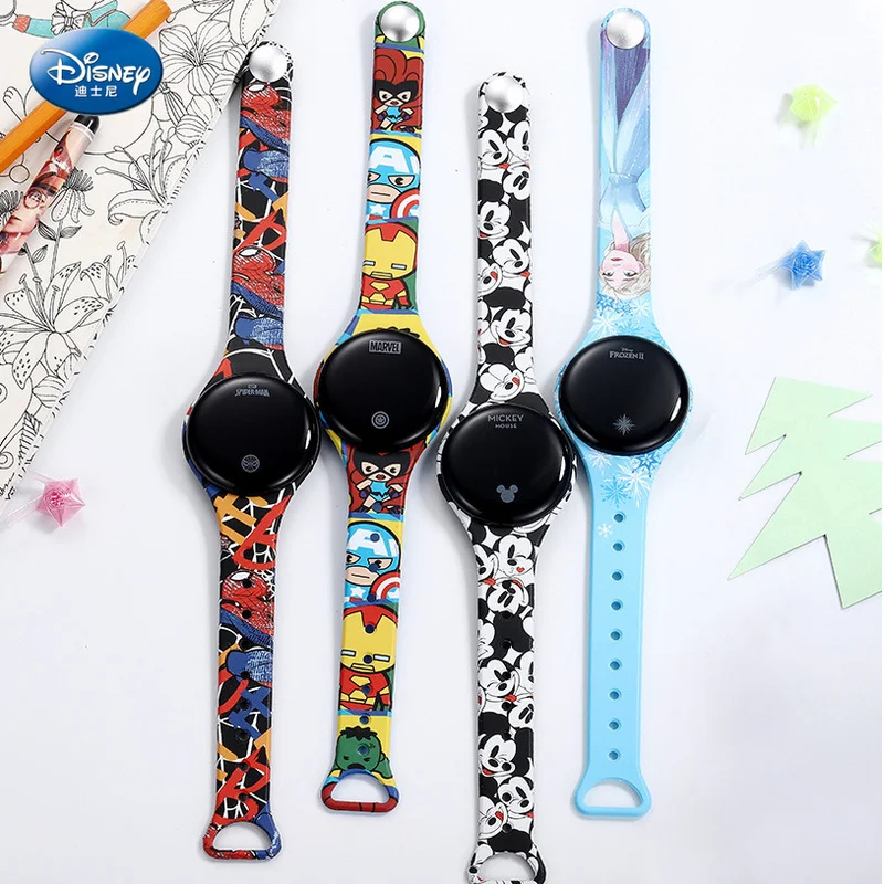 Disney Mickey Mouse Digital Watch Spiderman Kids Watch Frozen Cartoon Student Touch Screen Smart Sport Boys Watches Girl Watch