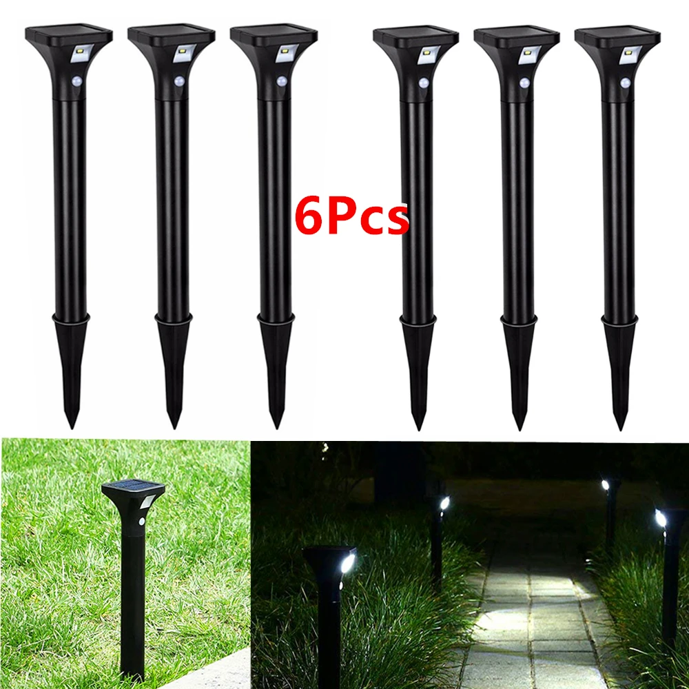 Светодиодная Солнечная садовая лампа с датчиком движения PIR на солнечной батарее