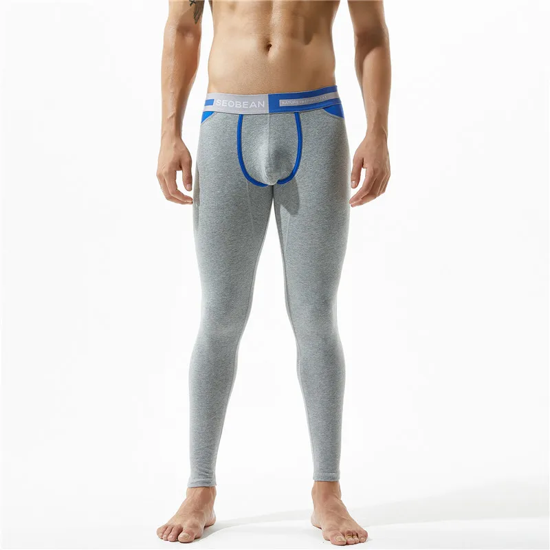 Кальсоны мужские тонкие эластичные пижамные штаны из модала облегающие