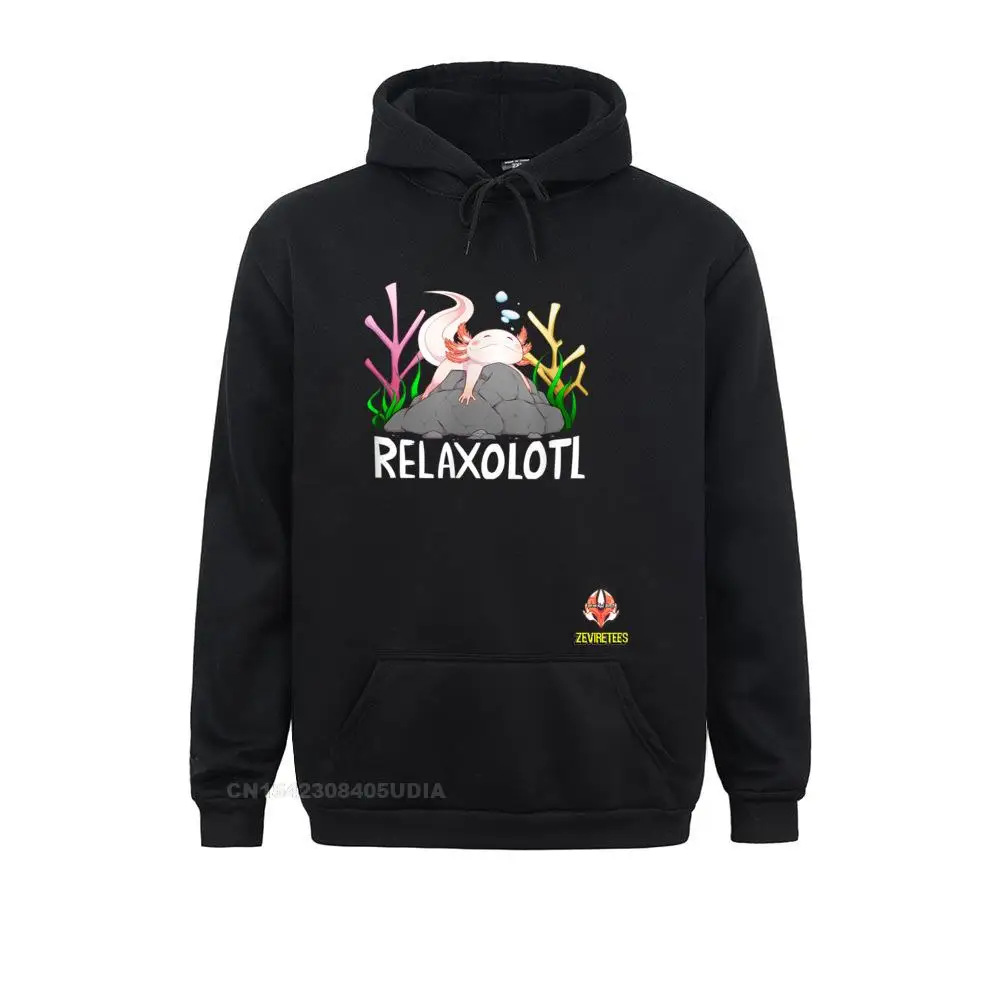 Relaxolotl милые расслабляющие Axolotl на рок толстовки Cosie лето/осень женские с