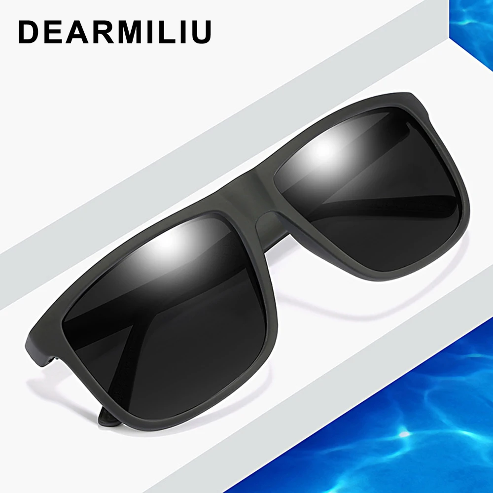 Мужские поляризованные солнцезащитные очки DEARMILIU 2020 брендовые дизайнерские для