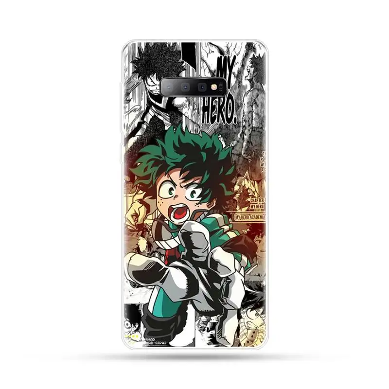 

Anime My Hero Deku Bakugou Academia Phone Case For Samsung Galaxy S5 S6 S7 S8 S9 S10 S10e S20 edge plus lite