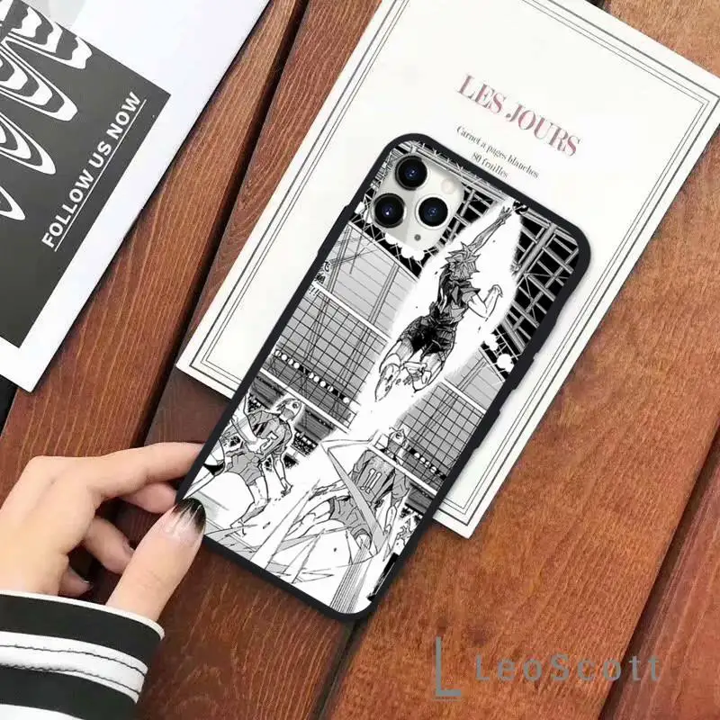 

Haikyuu Hinata Kozume Kenma anime Phone Case for iPhone 11 12 pro XS MAX 8 7 6 6S Plus X 5S SE 2020 XR