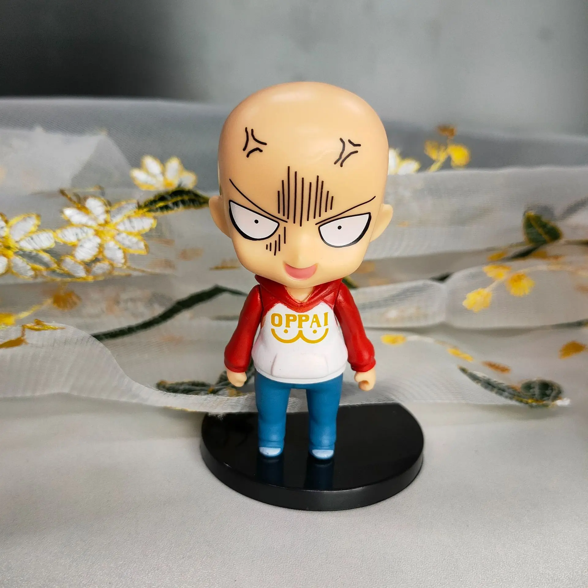 

5Pcs Anime One Punch Man Action Figures Collectible Toy Saitama Genos Senritsu no Tatsumaki PVC Model Dolls Kids Birthday Gift
