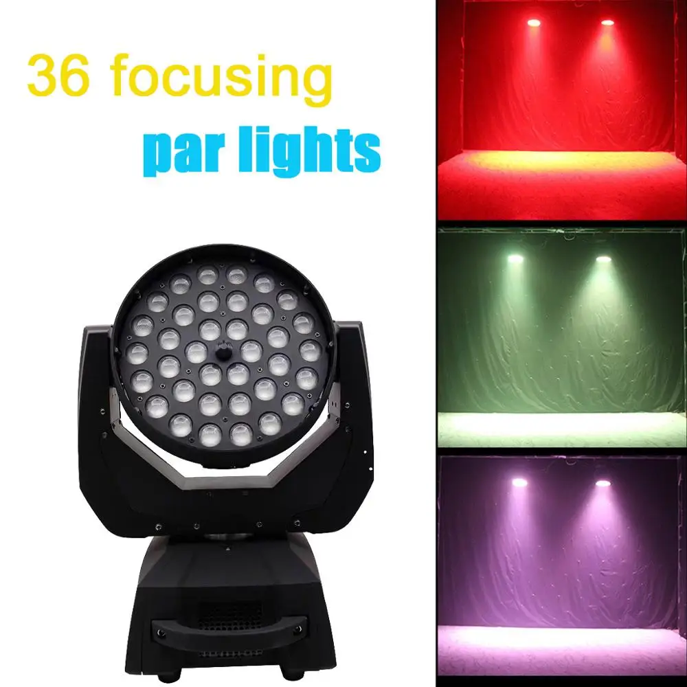 

LED stage lighting 36 par light four in one moving head beam light dj disco party club performance focusing dyeing light