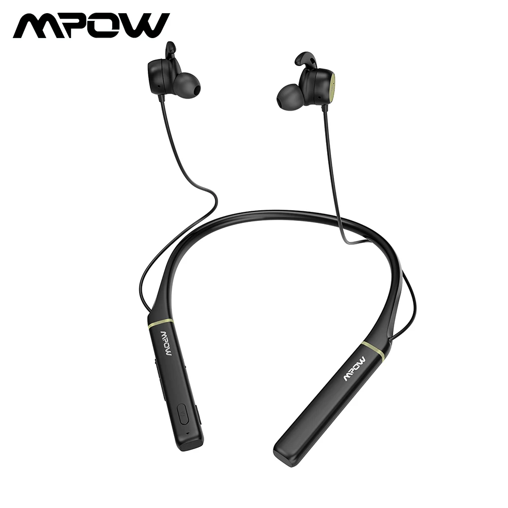 Беспроводные наушники Mpow Focus Bluetooth 5 0 с шумоподавлением шейным ободом ANC гарнитура