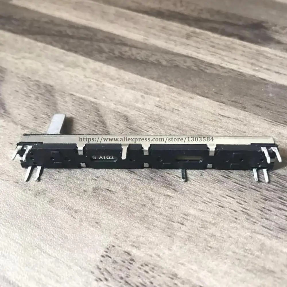 2pcsStraight подвижный измерительный потенциометр двойной тонкой оправой A10K для Soundcraft