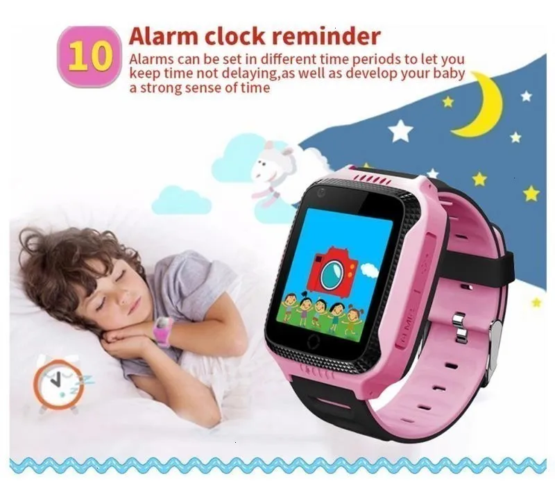 COXRY Smart Watch Kids Gps With Camera Flashlight Baby Watch SOS Call Location Device Tracker For Children Safe PK Q100 Q90 Q60