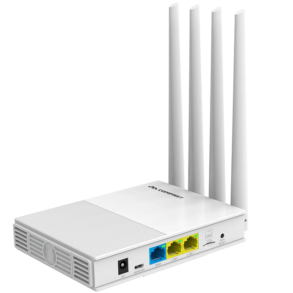 Wi Fi роутер COMFAST E3 4G LTE 2 4 ГГц антенны| |