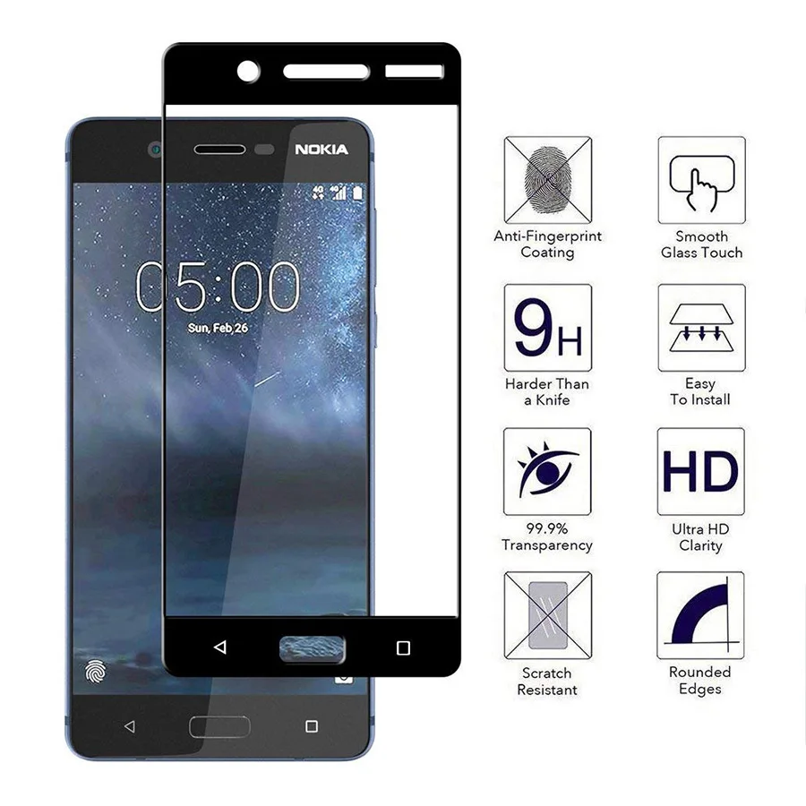 Для Nokia 5 Премиум Закаленное стекло протектор экрана для TA 1024 1027 1044 1053 N5 2 пленка