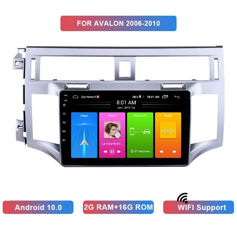 

2 Din Android 10,0 автомобильный MP5-плеер стерео радио 2 + 16 Гб Wifi Bluetooth GPS навигатор плеер для Toyota Avalon 2006-2010