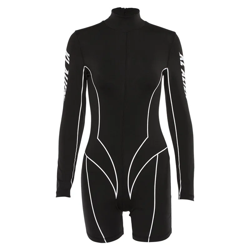 

Комбинезон женский без рукавов, пикантный облегающий боди, облегающие спортивные короткие брюки, Клубная одежда, велосипедные шорты с откр...