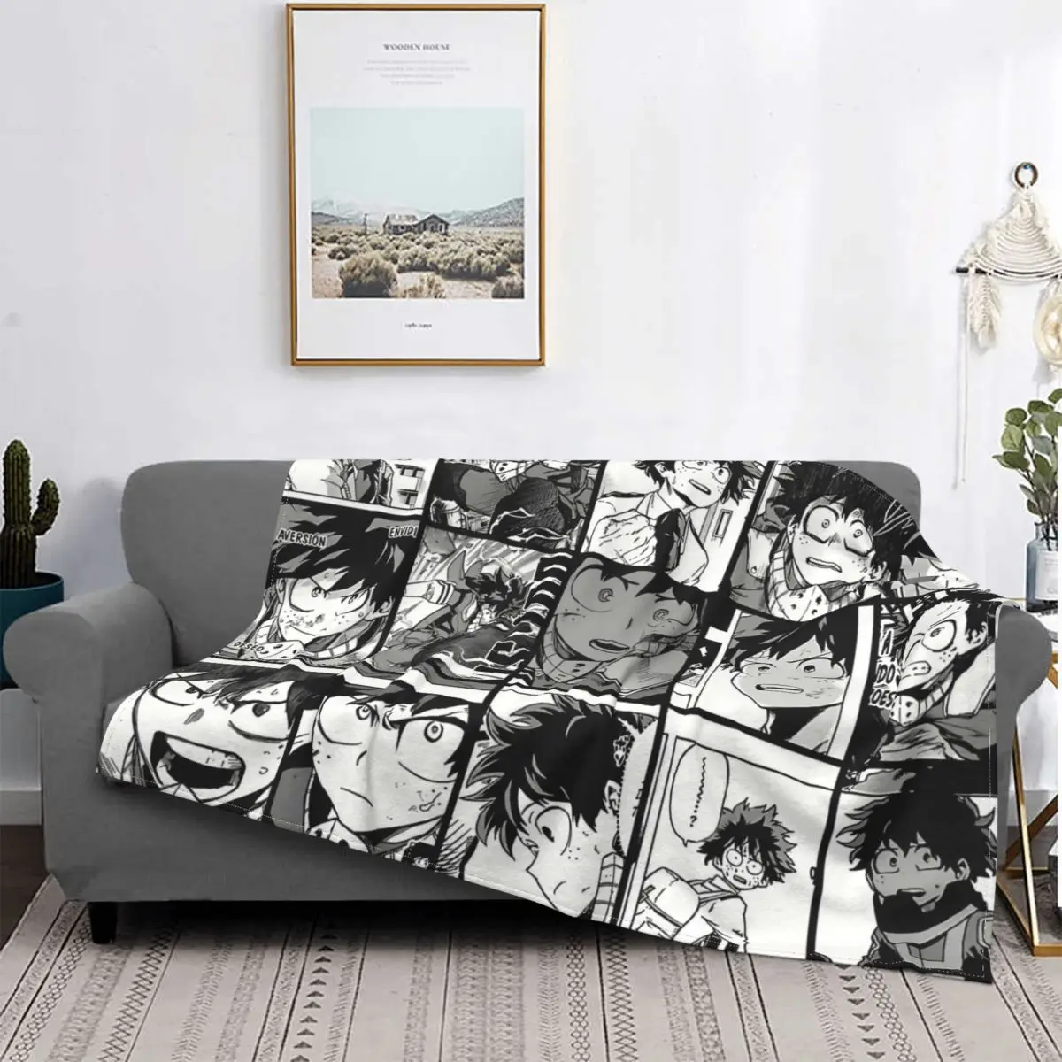 

Одеяло с коллажем моя геройская Академия Bakugo Katsuki аниме современное Стич мягкое портативное Коралловое флисовое покрывало для кровати путе...