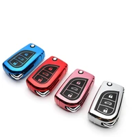 3 buttons tpu car key cover case styling for toyota auris corolla avensis verso yaris aygo scion tc im 2015 2016 camry rav4
