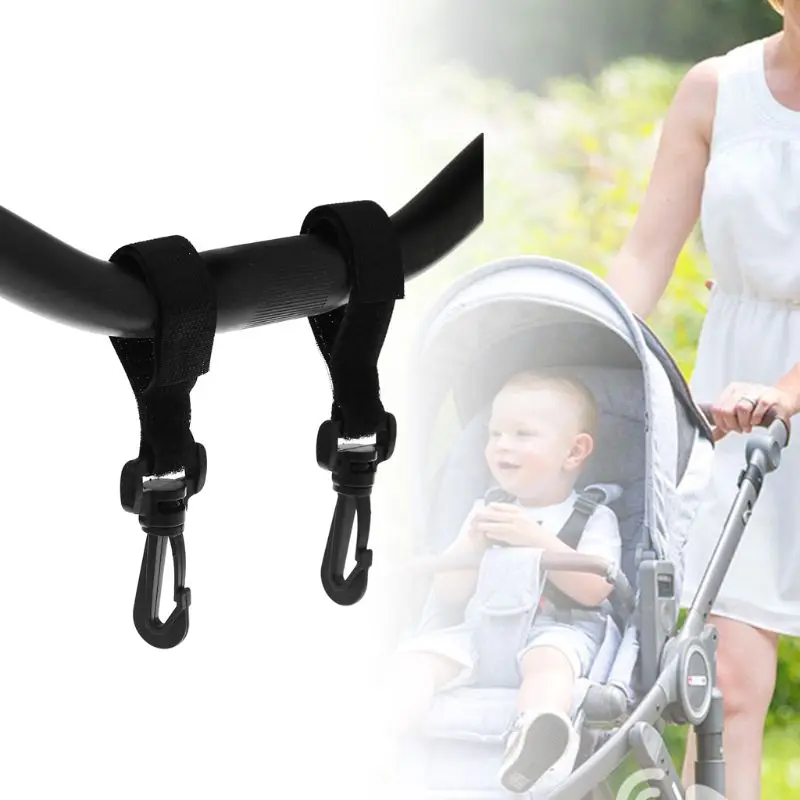 

2 Pcs/Set Baby Stroller Hanger Hook Hanging Portable Outdoor Shopping Bag Storage Carriage Cart Hooks Carrier Practical Products