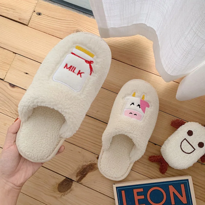 

Ladies Slippers Lazy Shoes Autumn And Winter For Home Cotton Mop Nodic Style Beautiful Femmes Sandales Zapatillas
