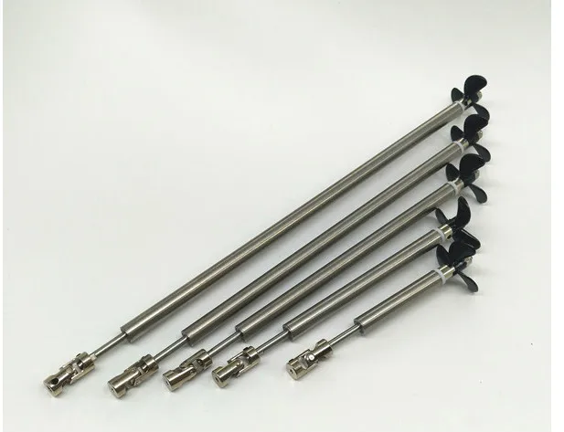 

Модельная лодка 4 мм корабельный вал приводной вал + карданный шарнир + 3 Лопасти пропеллер + втулка вала из нержавеющей стали + прокладка/Набо...