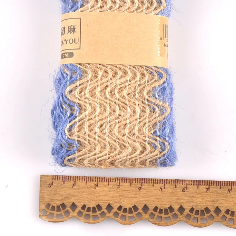 Ленты из натурального джута для рукоделия 2 м|Ленты шитья| |