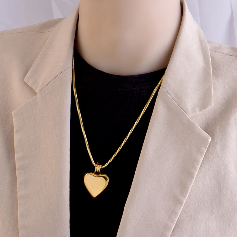 Ожерелье из нержавеющей стали не выцветает изношенное с обеих сторон яркое