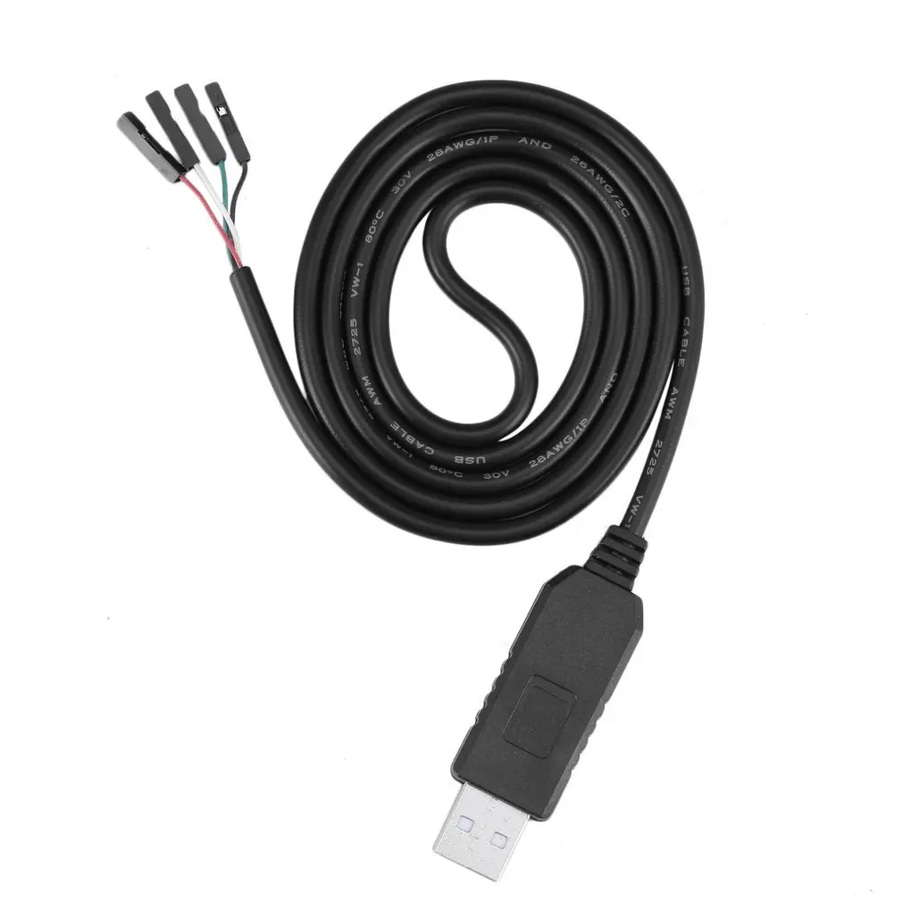 

Smart Electronics PL2303HX USB to UART TTL Cable Module 4p 4 pin RS232 Converter Serial Line Support Linux Mac Win7