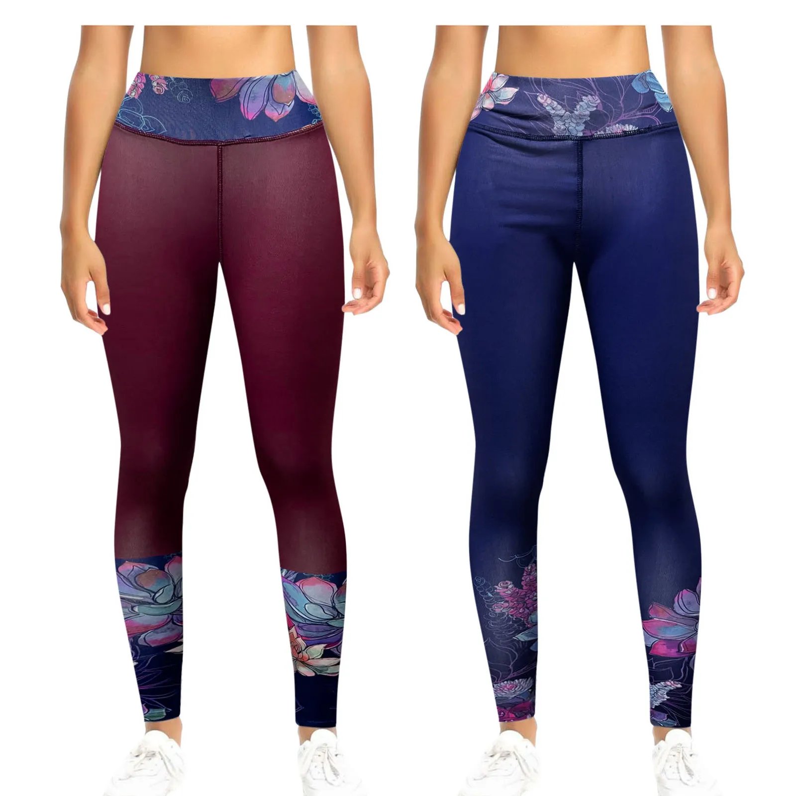 Женские спортивные штаны для йоги с высокой талией и эффектом пуш ап|Штаны