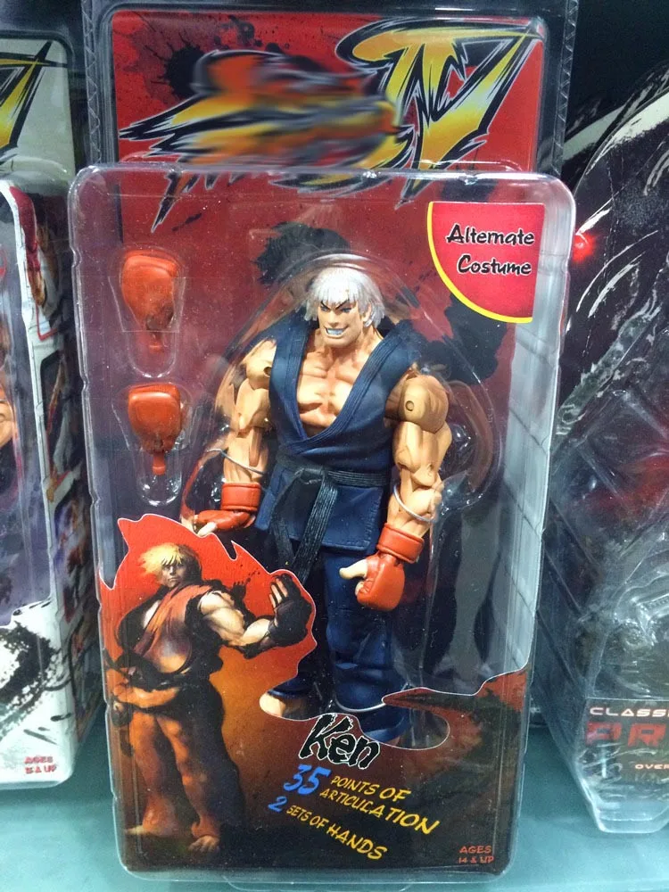 NECA Ken Guile Hoshi Ryu Akuma Gouki ПВХ фигурка игрушка кукла рождественский подарок