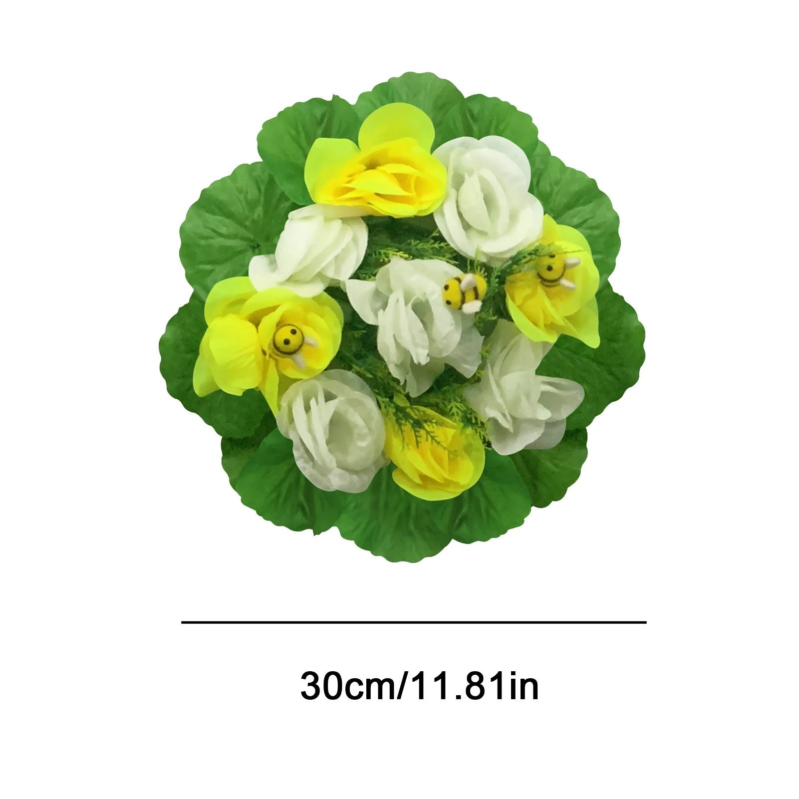 

30CM Bee Wreath Independence Day Bee Festival Party Door Decor
