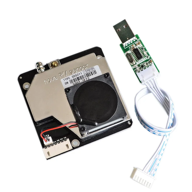 

SDS011 Nova PM sensor High Precision Laser PM2.5 Air Quality Detection Sensor Module Super Dust Dust Sensors Digital Output