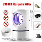 Светодиодная УФ-лампа-ловушка для комаров, ночсветильник с USB для уничтожения насекомых, Жуков, ловушка для комаров, лампа-репеллент, светильник