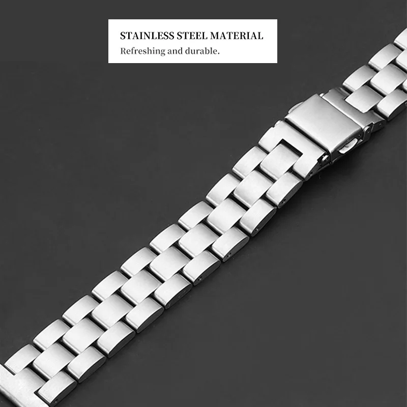 22mm 20mm Slim Strap For Samsung Galaxy Watch 4 44mm 40mm Active 2 Stainless Steel Bracelet For Galaxy Watch 4 Classic Band 3 45