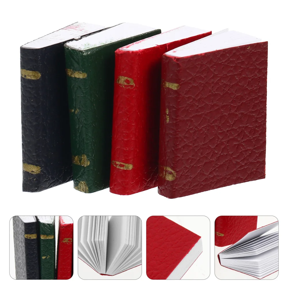 

12pcs Delicate Mini Book Model Decorative Books Funny Photo Props
