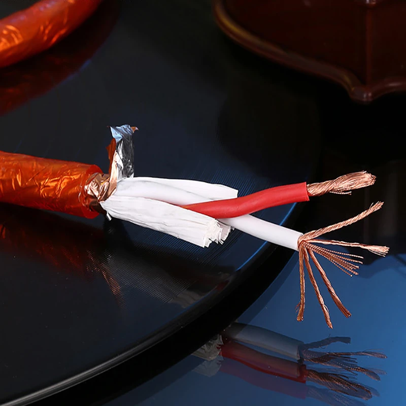 DIY громкий Динамик кабель Hi Fi линейный аудио бескислородная Медь провод для