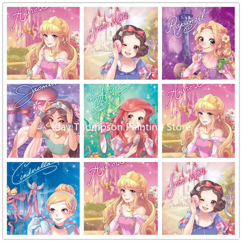 

DIY 5D Square&round disney Full Diamond Mosaic Diamond Painting Cross Stitch Elsa Kit Diamonds Embroidery Drill Home Decor