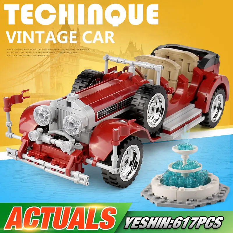 Yeshin 701650 автомобильные игрушки совместимые с Jalopy Roadster строительные блоки для