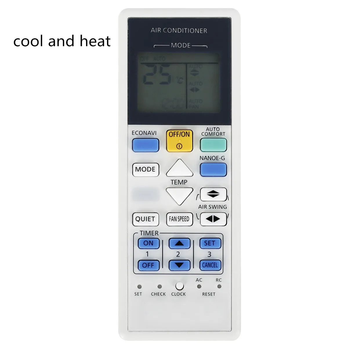 

English version for Panasonic air conditioner remote control ktsx002